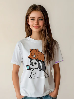 Polera Niña Osos Escandalosos Torre Grafimax