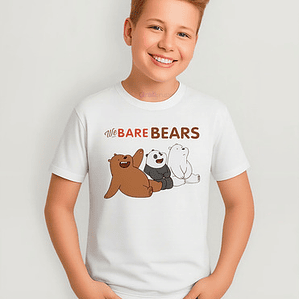 Polera Niño Osos Escandalosos Mejores Amigos Grafimax