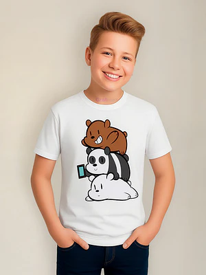 Polera Niño Osos Escandalosos Torre Grafimax