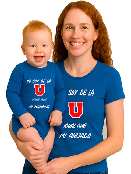 Polera Soy De La U Igual Que Mi Madrina Y Ahijado Grafimax 1