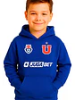 Polerón Camiseta De La U Niño Azul Universidad  De Chile Grafimax - Miniatura 5