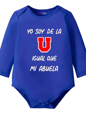 Body Bebe Pilucho Soy De La U Igual Que Mi Abuela Grafimax