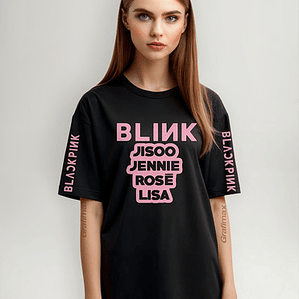 Polera Blackpink Blink Grupo Kpop Grafimax