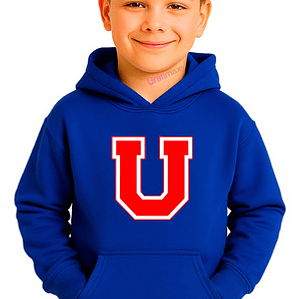 Polerón La U Niño Azul Universidad De Chile Grafimax
