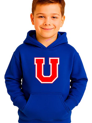Polerón La U Niño Azul Universidad De Chile Grafimax