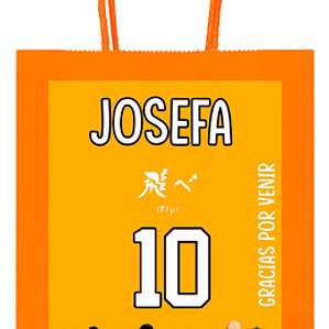 Bolsa Dulce Haikyuu Cumpleaños 10 U 15x21 Nombre Grafimax
