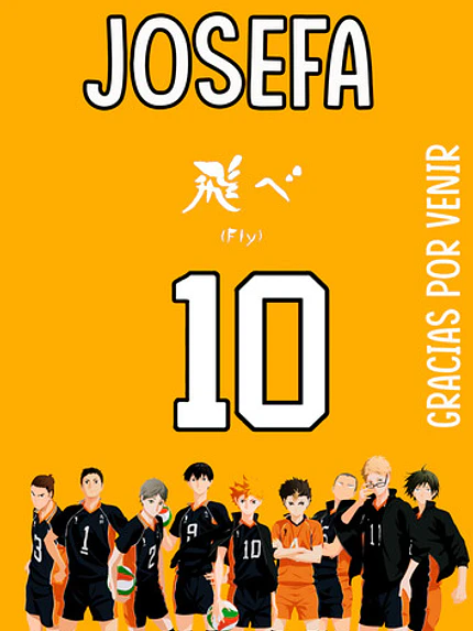 Bolsa Dulce Haikyuu Cumpleaños 10 U 15x21 Nombre Grafimax 3