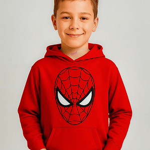 Polerón Spiderman Araña Rojo Hombre Araña Niños Grafimax