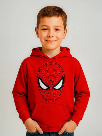 Polerón Spiderman Araña Rojo Hombre Araña Niños Grafimax 1