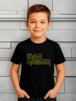 Polera Iron Maiden Niño Rock Música Metal  Grafimax