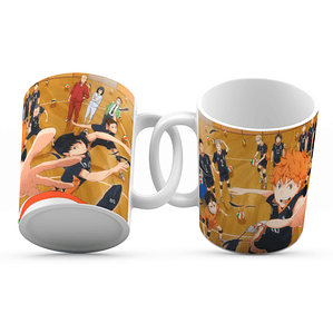 Tazón Haikyuu! 11oz Fly High! Volley Anime Manga - Grafimax