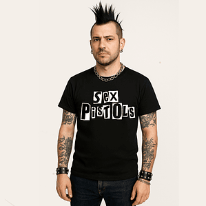 Polera Sex Pistols Logo Punk Rock - Grafimax