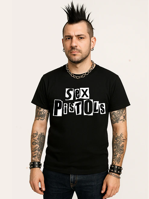 Polera Sex Pistols Logo Punk Rock - Grafimax 1