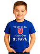Polera Niño Universidad de chile Soy de la U igual que mi papá  Grafimax - Miniatura 1