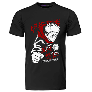 Polera Jujutsu Kaisen Itadori Anime Grafimax