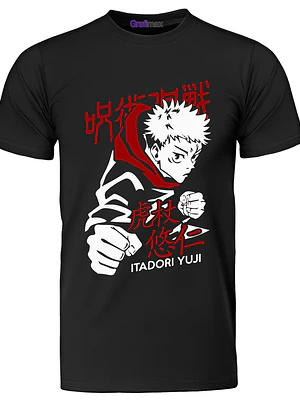 Polera Jujutsu Kaisen Itadori Anime Grafimax
