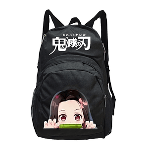 Mochila Kimetsu Nezuko Kamado Anime 20 Litros Negra Grafimax