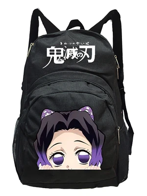 Mochila Kimetsu Shinobu Kocho Anime 15 Litros Negra Grafimax