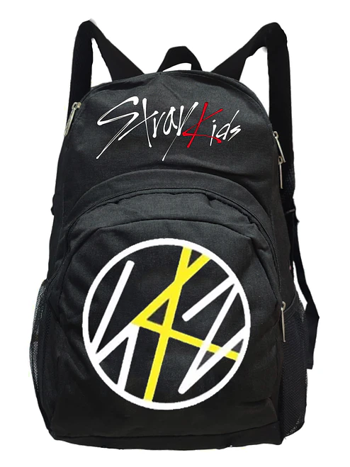 Mochila Stray Kids K - Pop 20 Litros Negra Grafimax 1