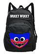 Mochila Poppy Huggy Wuggy Negra Niño Niña Calidad Grafimax - Miniatura 1