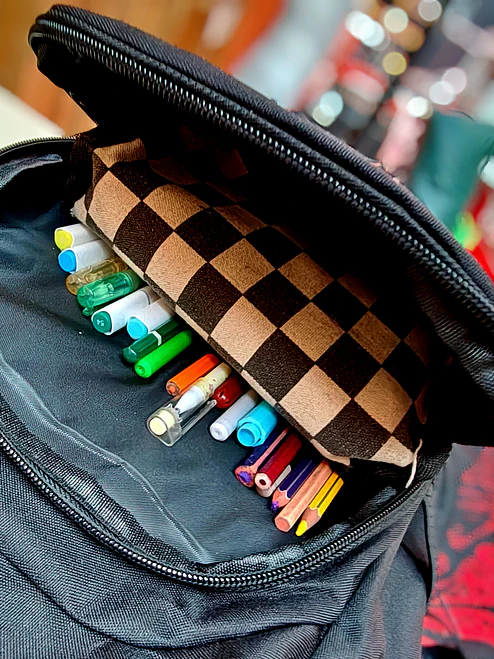 Mochila Poppy Huggy Wuggy Negra Niño Niña Calidad Grafimax 6