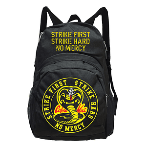 Mochila Cobra Kai Logo Karate Mediana Grafimax