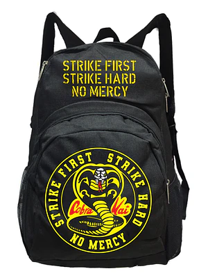 Mochila Cobra Kai Logo Karate Mediana Grafimax