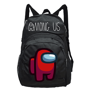 Mochila Deportiva Among Tripulante Rojo Grafimax