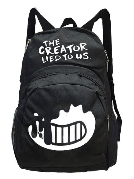 Mochila Bendy Creator Lies Video Juego Grafimax 1
