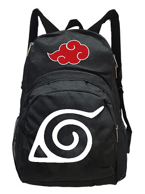 Mochila Naruto Usumaki Akatsuki Aldea De La Hoja Grafimax