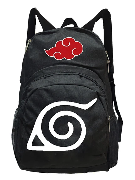 Mochila Naruto Usumaki Akatsuki Aldea De La Hoja Grafimax 1