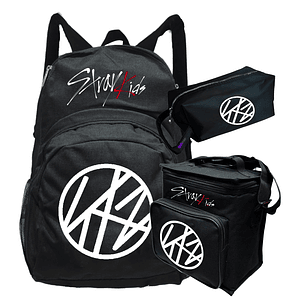 Mochila Stray Kids Kpop Pack Lonchera Estuche Grafimax