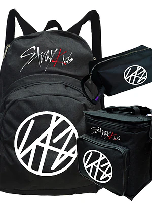 Mochila Stray Kids Kpop Pack Lonchera Estuche Grafimax