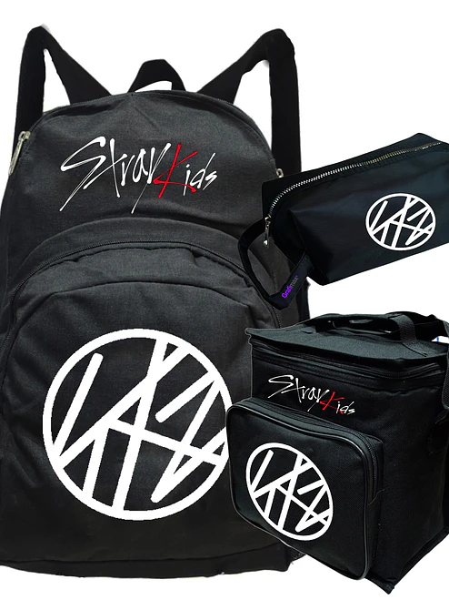 Mochila Stray Kids Kpop Pack Lonchera Estuche Grafimax 1