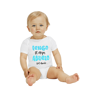 Body Bebé Pilucho Tengo El Mejor Abuelo Grafimax