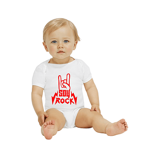 Body Bebé Pilucho Manga Corta Soy Rock Grafimax