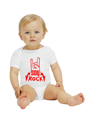 Body Bebé Pilucho Manga Corta Soy Rock Grafimax