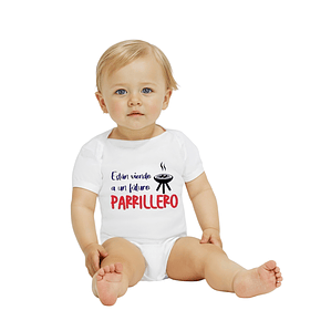Body Bebé Pilucho Manga Corta Futuro Parrillero Grafimax