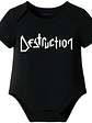 Body Bebe Pilucho Manga Corta Destruction Metal Grafimax - Miniatura 1