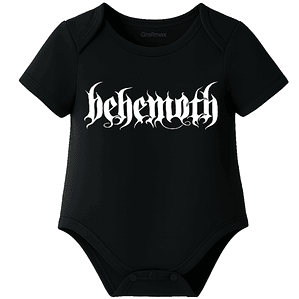 Body Bebé Pilucho Manga Corta Behemont Metal Grafimax
