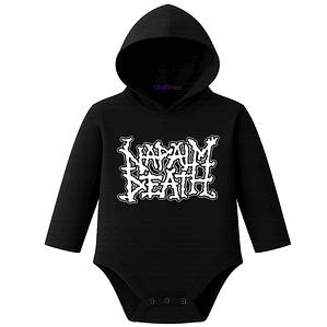 Body Pilucho Con Gorro Napalm Death Grindcore Grafimax