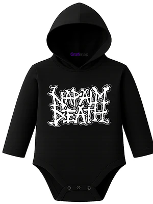 Body Pilucho Con Gorro Napalm Death Grindcore Grafimax