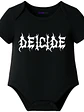 Body Bebé Pilucho Manga Corta Deicide Rock Metal Grafimax - Miniatura 1