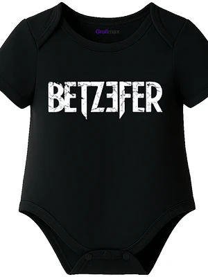 Body Bebé Pilucho Manga Corta Betzefer Rock Metal Grafimax
