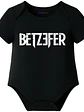 Body Bebé Pilucho Manga Corta Betzefer Rock Metal Grafimax - Miniatura 1