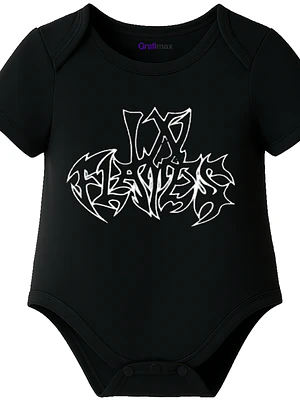 Body Bebé Pilucho Manga Corta In Flames Metal Grafimax