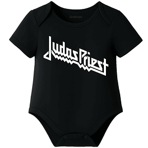 Body bebé Pilucho Manga Corta Judas Priest Metal Grafimax
