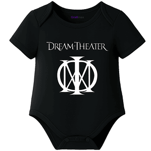 Body bebé Pilucho Manga Corta Dream Theater Metal Grafimax