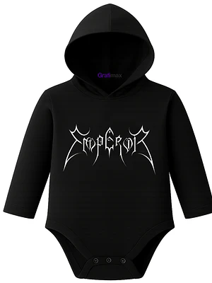 Body Pilucho Con Gorro Metal 100% Algodón Emperor Grafimax