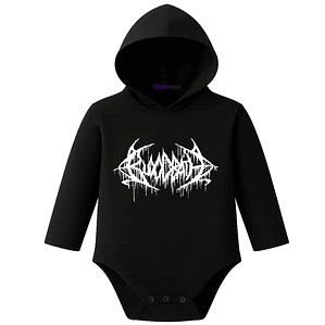 Body Pilucho Con Gorro 100% Algodón Metal Bloodbath Grafimax